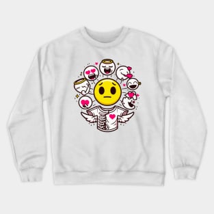 emoji funny Crewneck Sweatshirt